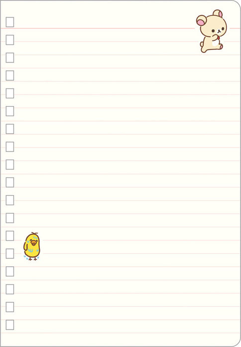 Rilakkuma B6 Spiral Notebook Ny43302