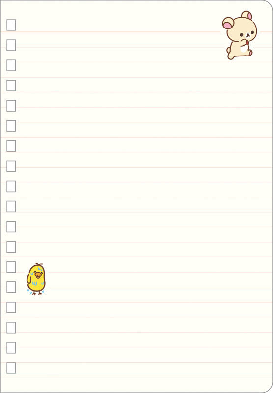Rilakkuma B6 Spiral Notebook Ny43302