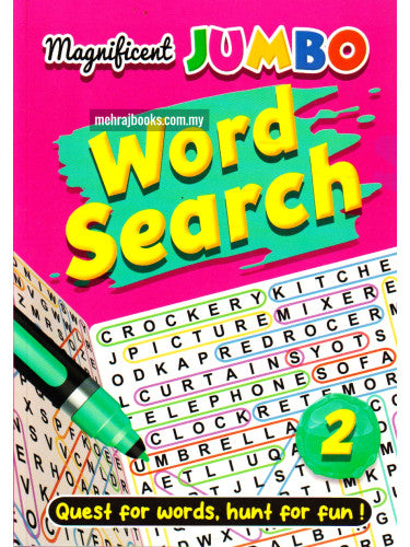 Magnificent Jumbo Word Search 2