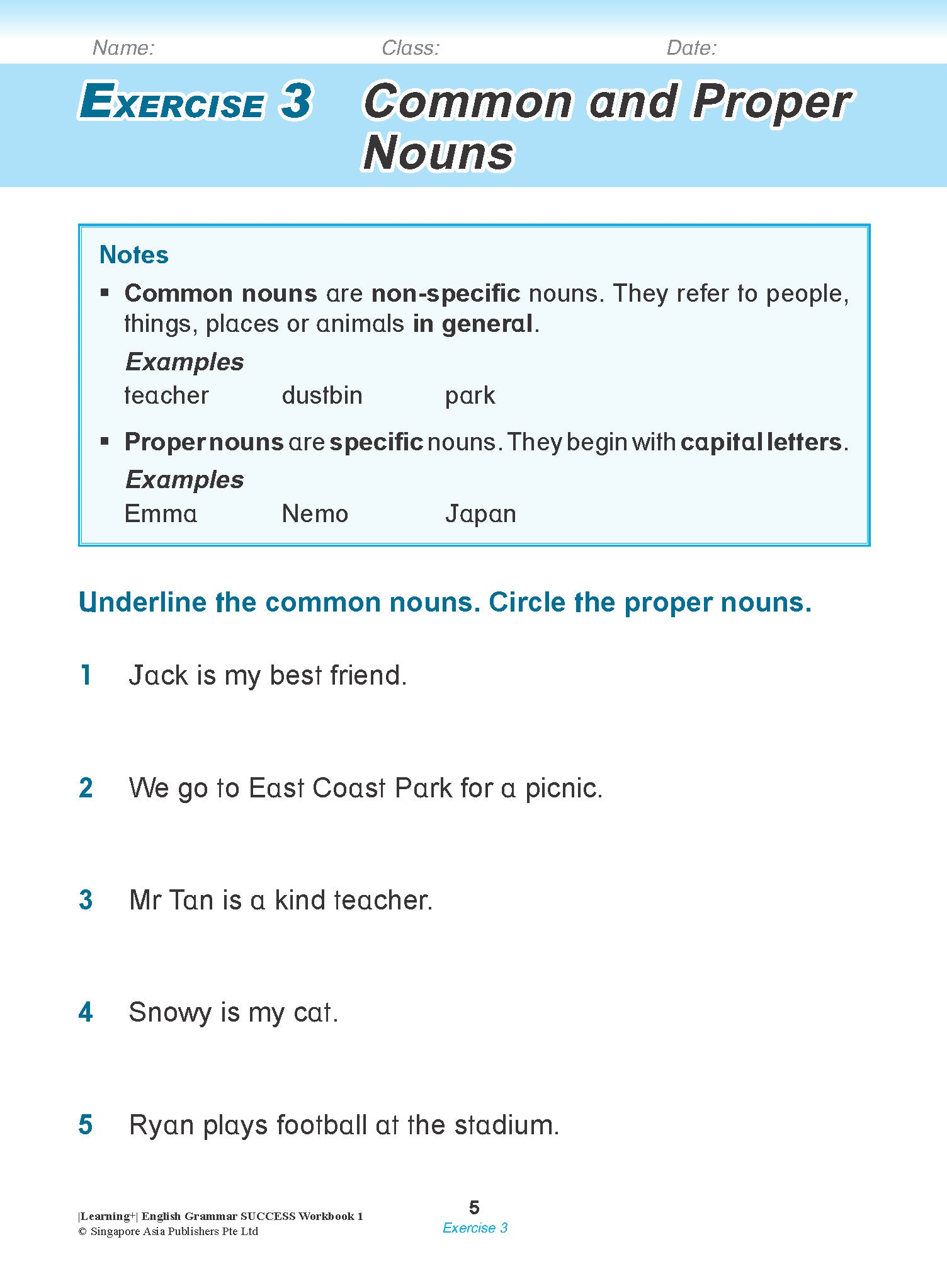 Learning+ English Grammar Success Workbook 1