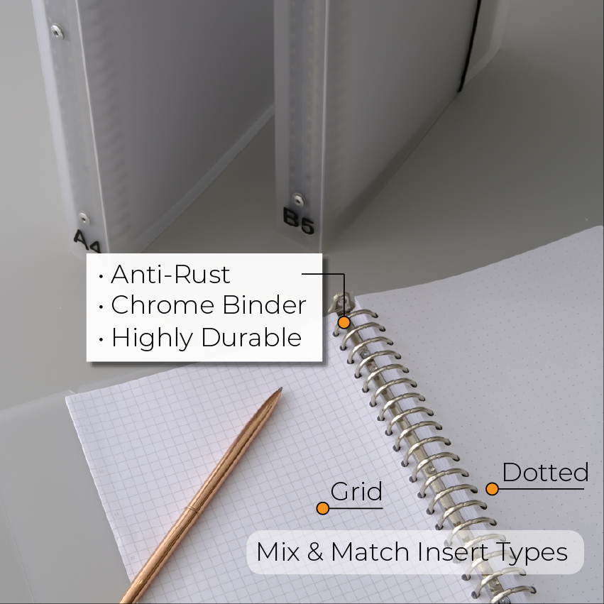 Hw Organiser Refill A5 Grid 70g 50s