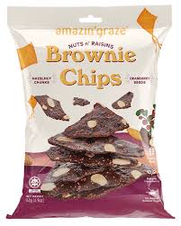 Amazin Graze Nuts N' Raisins Brownie Chips 140g