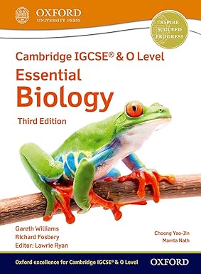 Cambridge Igcse® & O Level Essential Biology: Student Book Third Edition