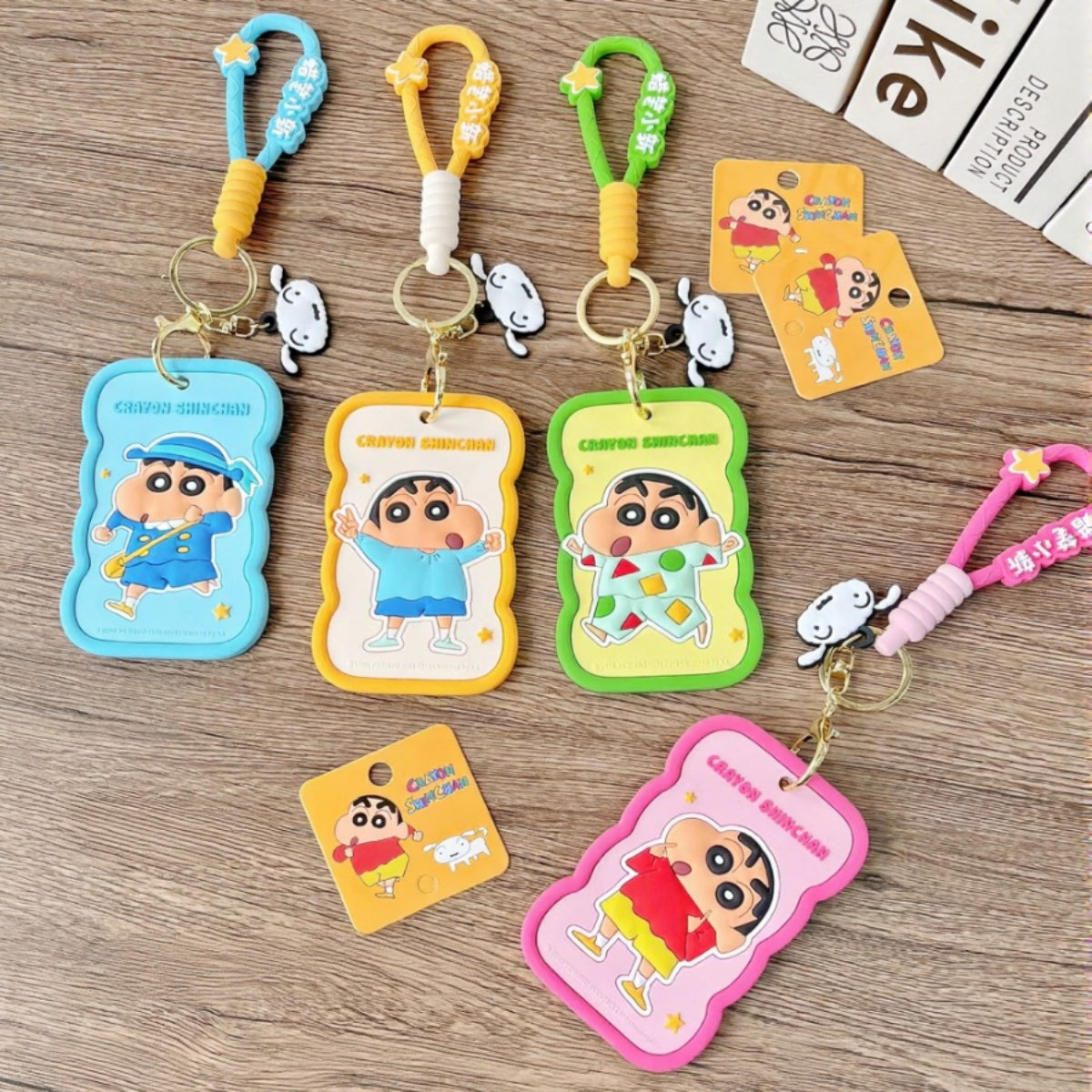 Crayon Shinchan Card Holder With Strap