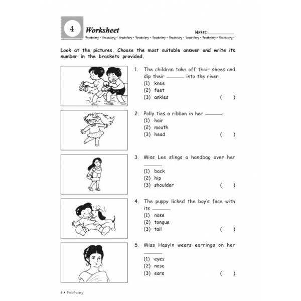 Primary 1 Grammar & Vocabulary
