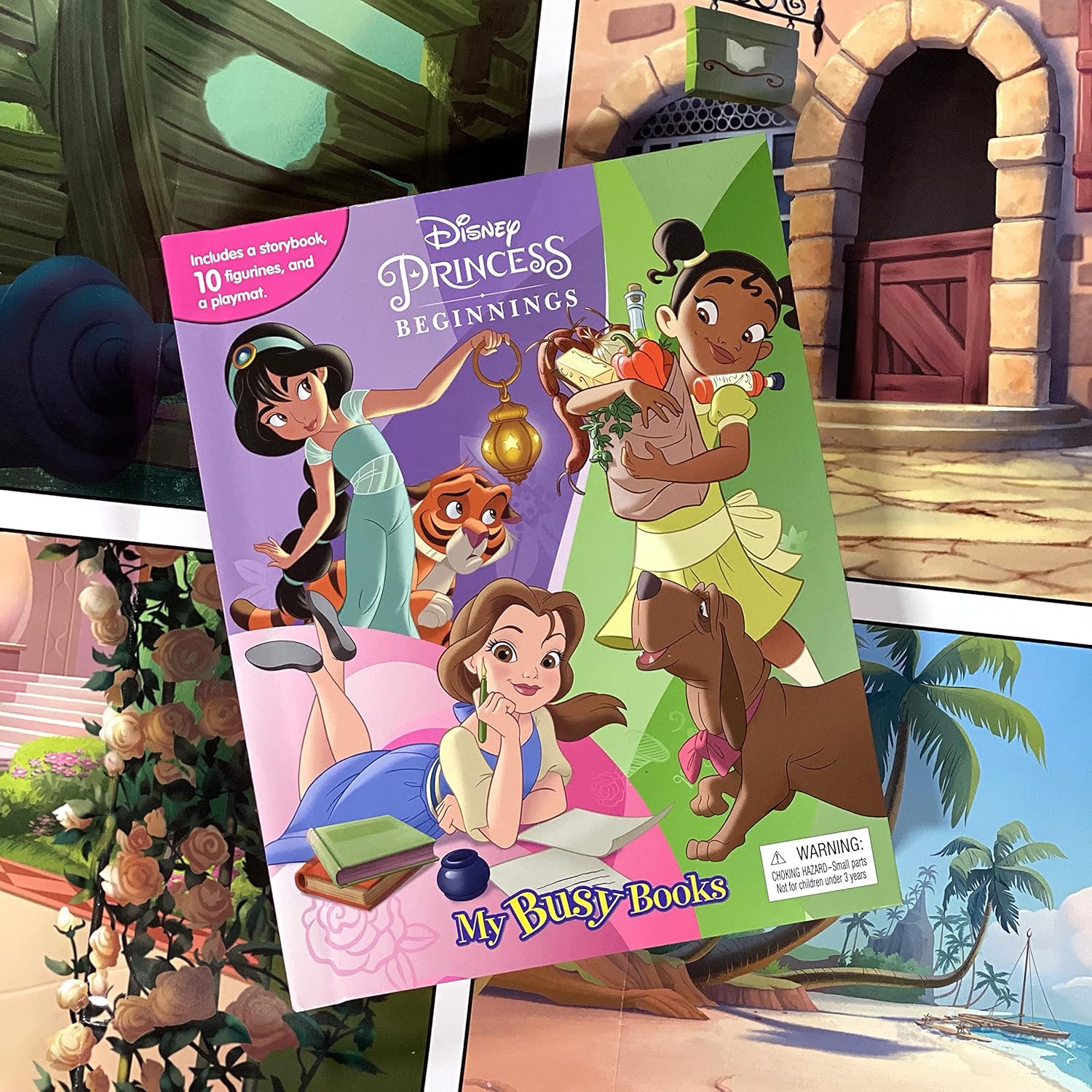My Busy Book: Disney Princess Beginnings (Board Book – Picture Book)