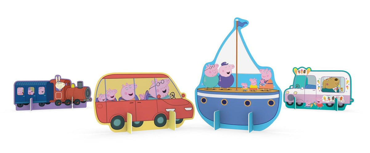 Peppa Pig: Vehicle Fun: A Press-Out-and-Play Book (Board Book)