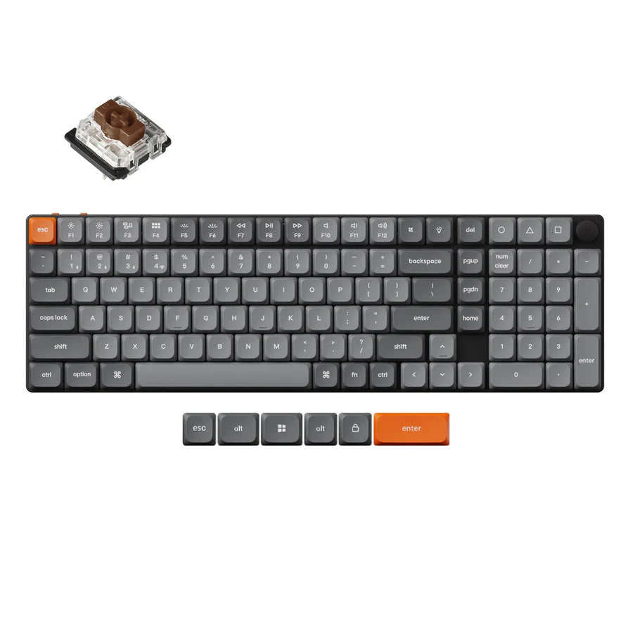 KEYCHRON K17 MAX - Black (Brown Switches)
