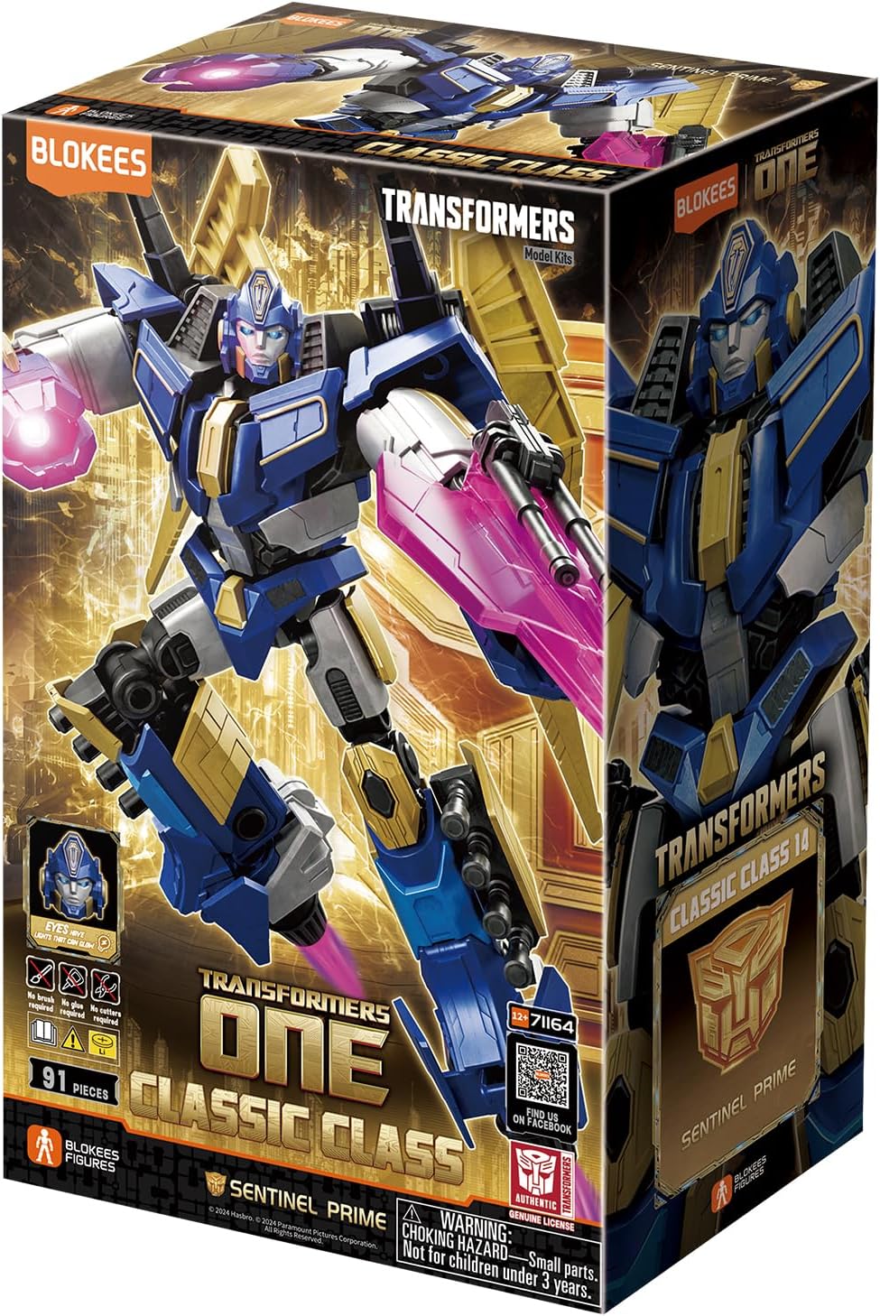 BLOKEES TRANSFORMERS CLASSIC CLASS 14 TRANSFORMERS ONE SENTINEL PRIME