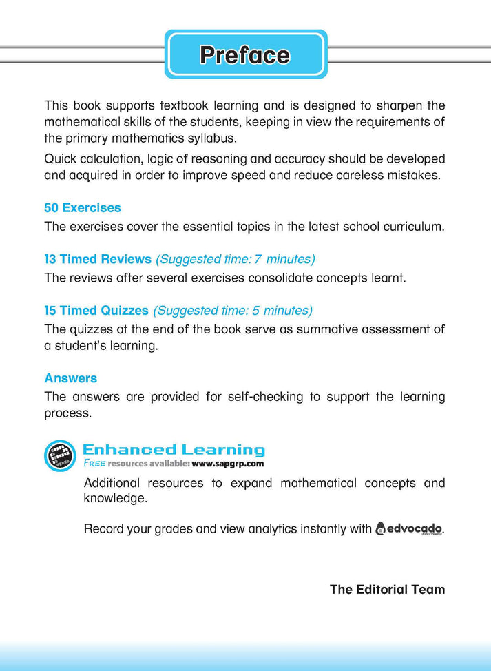 LEARNING+ Mathematics Speed & Accuracy Training Book 2
