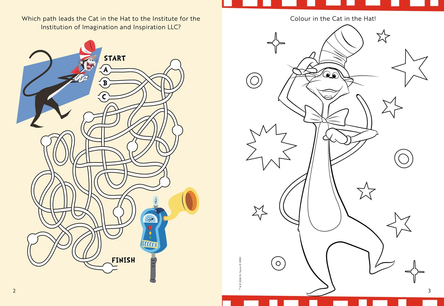 The Cat in the Hat: Movie Sticker Activity Book (Paperback)
