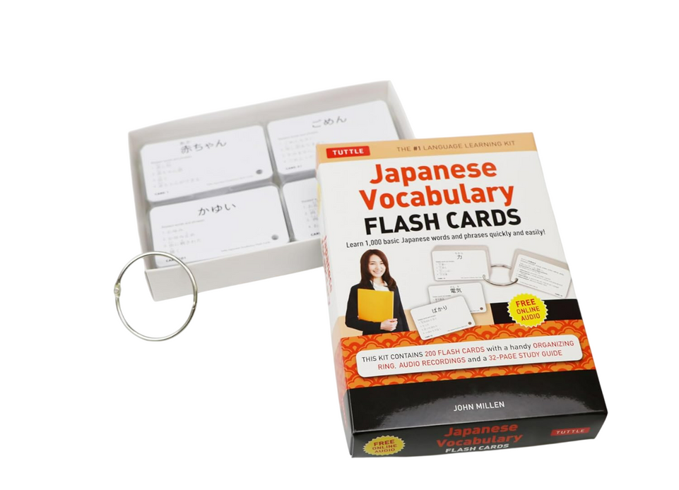 Japanese Vocabulary Flash Cards Kit