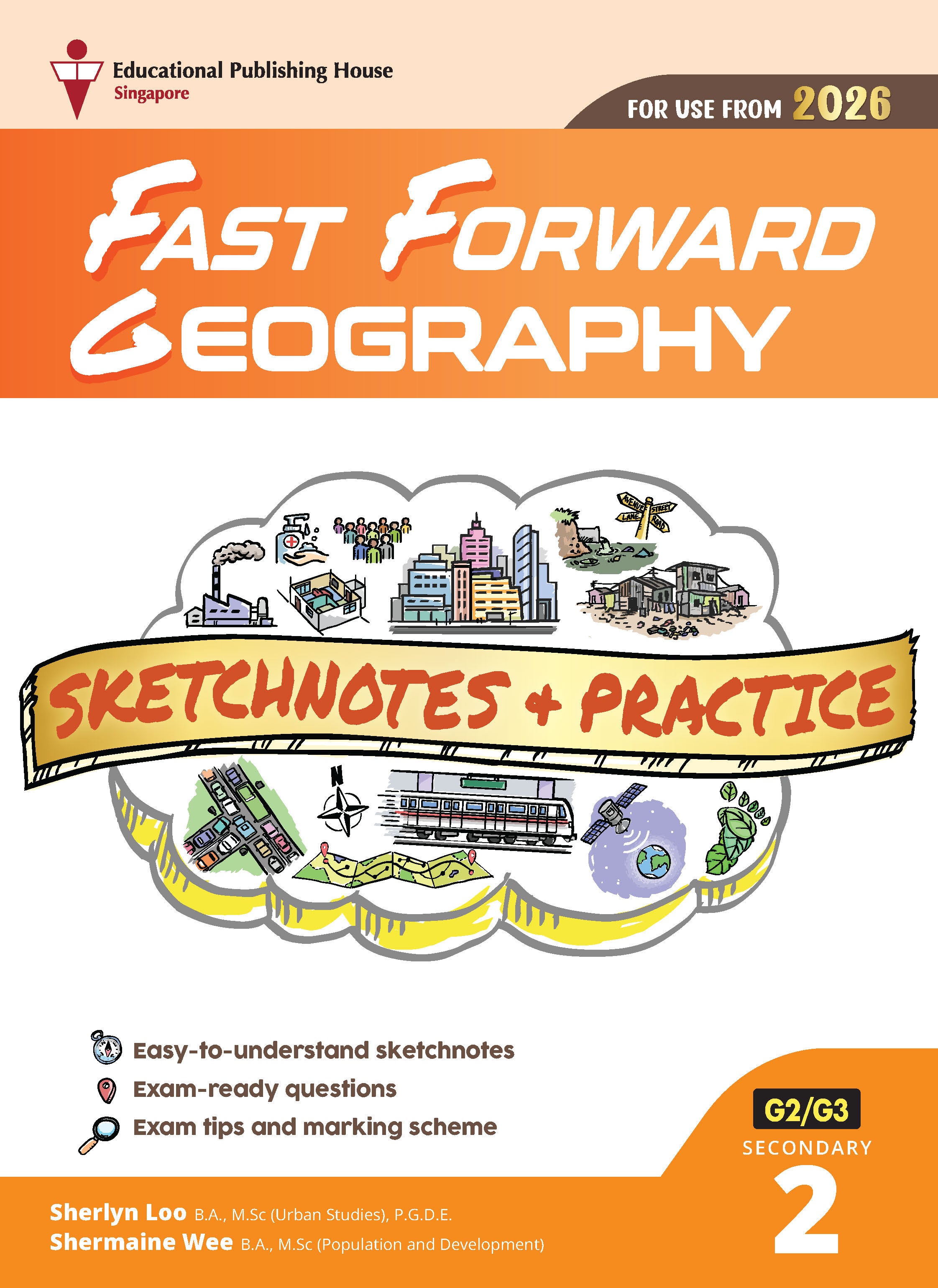 Secondary 2 G2/G3 Fast Forward Geography Sketchnotes & Practice