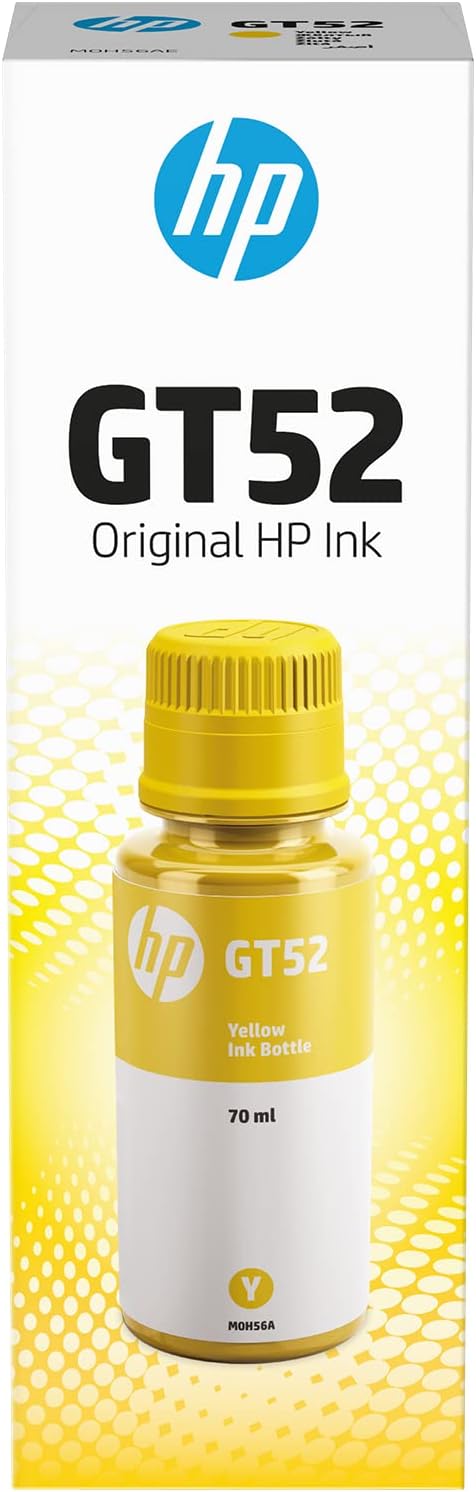 HP GT52 Yellow Original Ink Cartridge | 8000 pages 