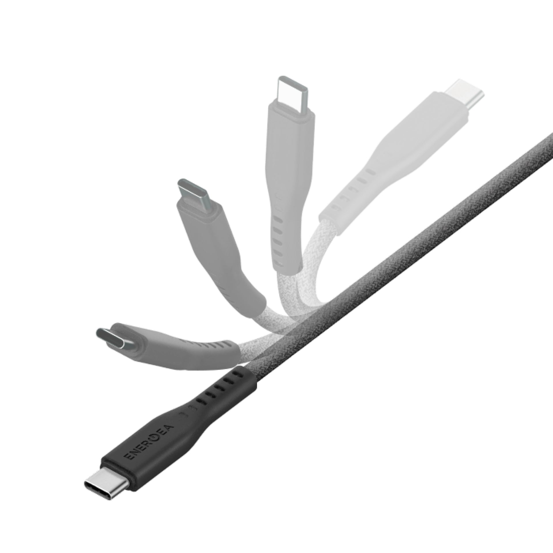 Energea Flow USB C-L 1.5M With MCT Cable - Black
