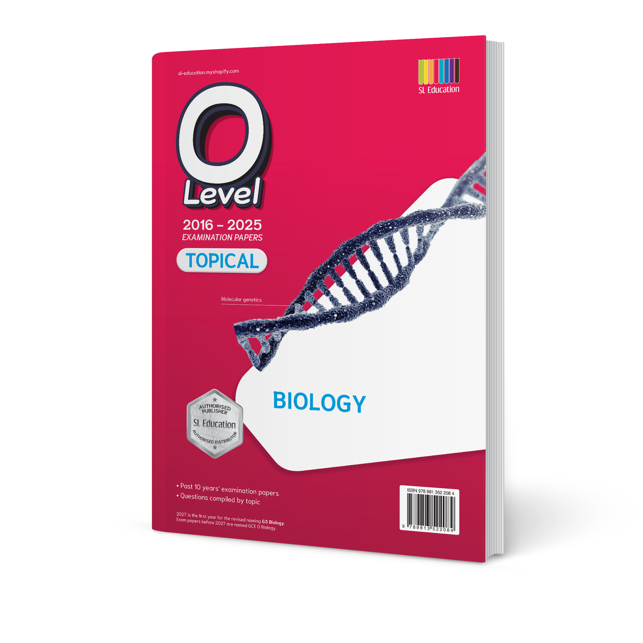 TYS O Level (G3) Biology Topical QNS + ANS 2016-2025