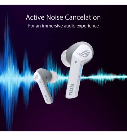 Asus ROG Cetra True Wireless Gaming Earbuds - Moon Light