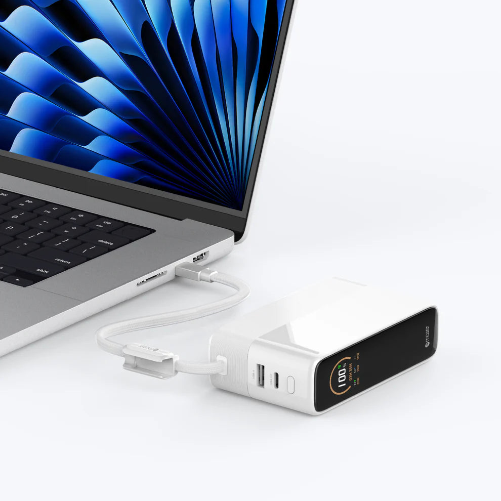 Mazer M-Ai-PC130L20-V7 130W 20000 mAh Laptop Power Bank (White)