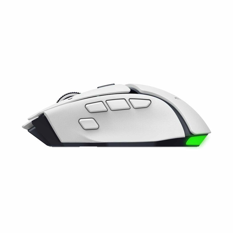 Razer Basilisk V4 HyperSpeed Customizable Wireless Ergonomic Gaming Mouse - White