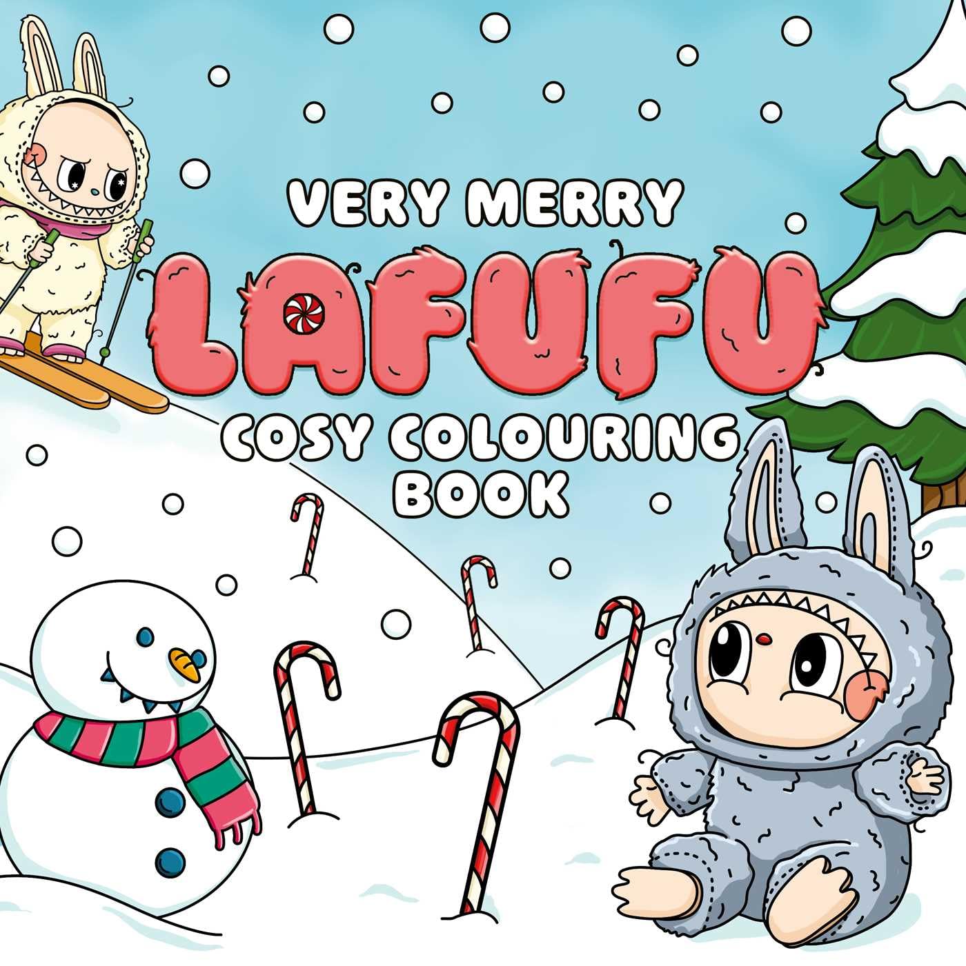 Very Merry Lafufu Cosy Colouring Book (UK)