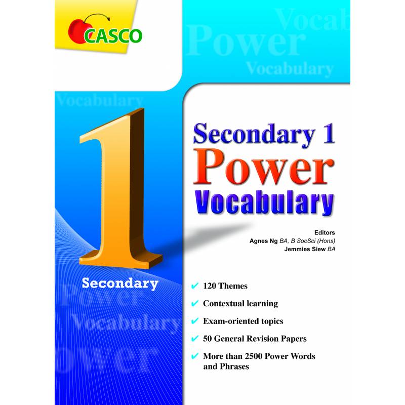 Secondary 1 Power Vocabulary