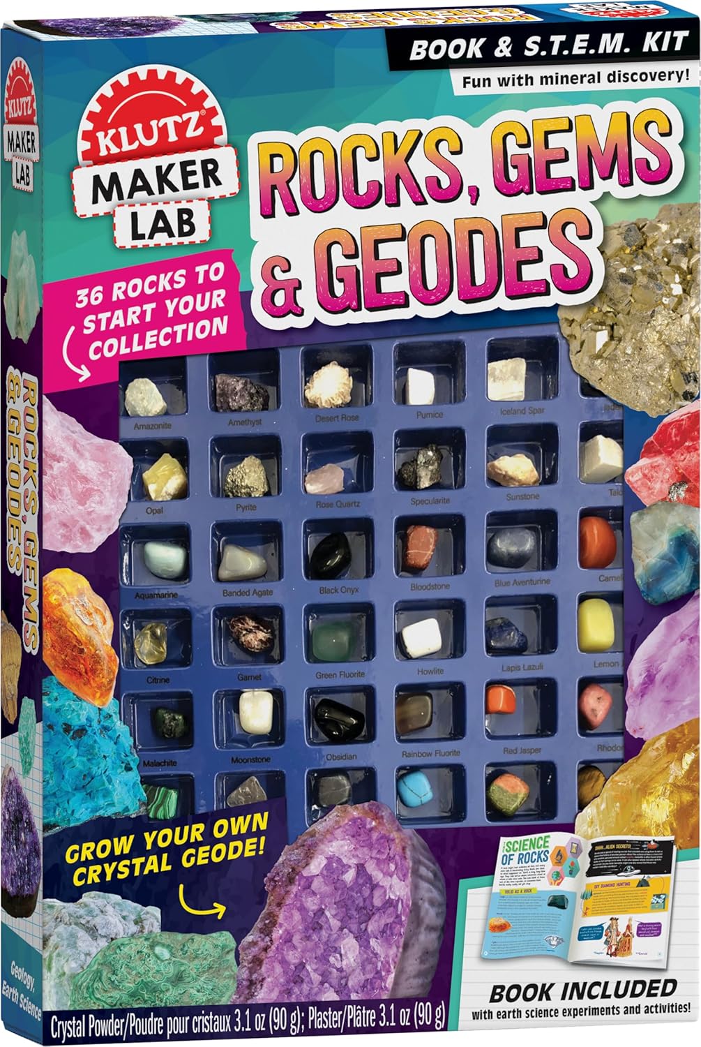 Klutz Maker Lab Rocks, Gems & Geodes