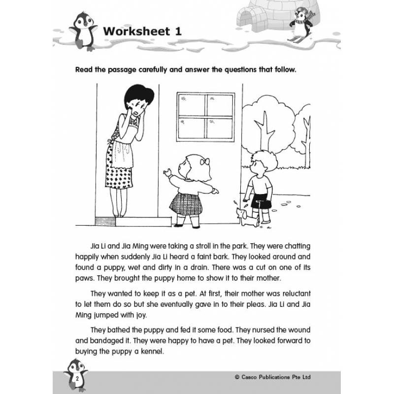 Primary 2 New English Comprehension