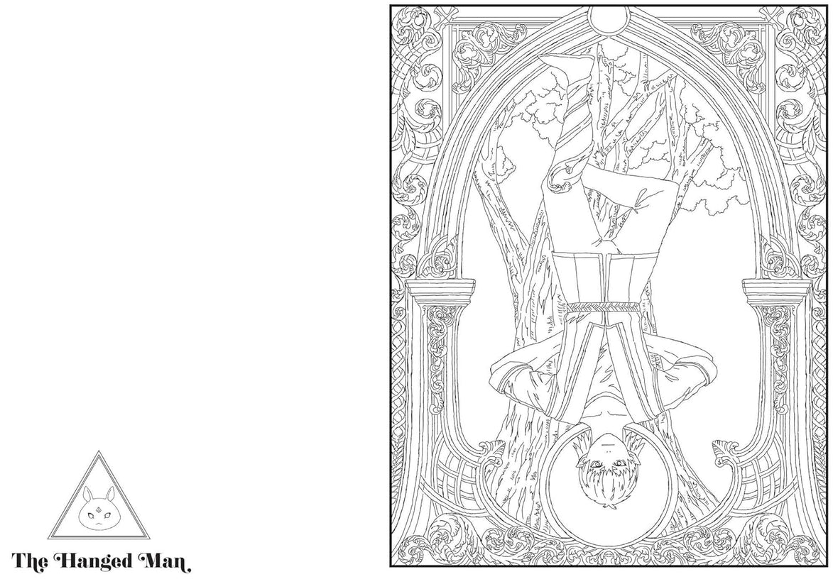 The Anime Tarot Coloring Book