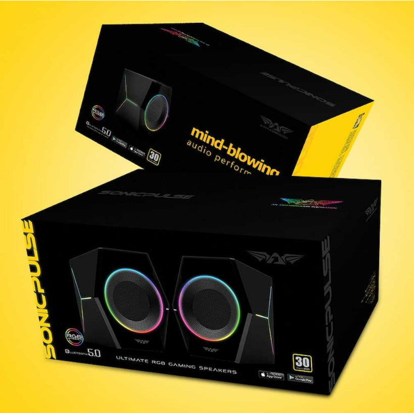 Armaggeddon Sonic Pulse 2.0 Gaming Speaker - Black