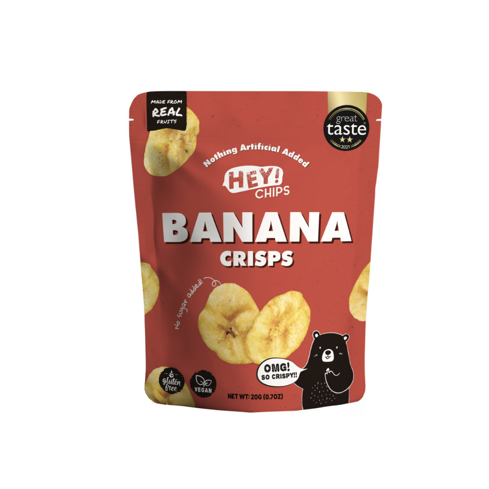 Hey Chips Banana Crisps 20g