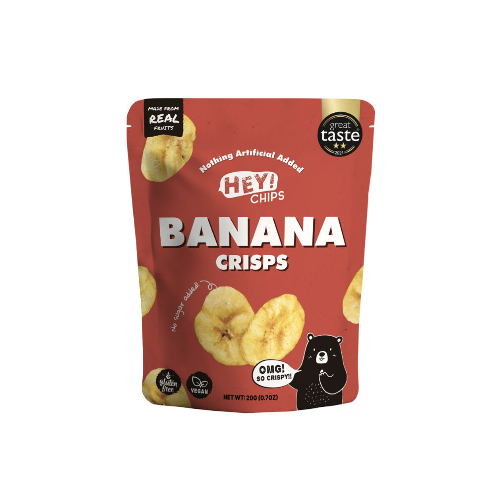 Hey Chips Banana Crisps 20g