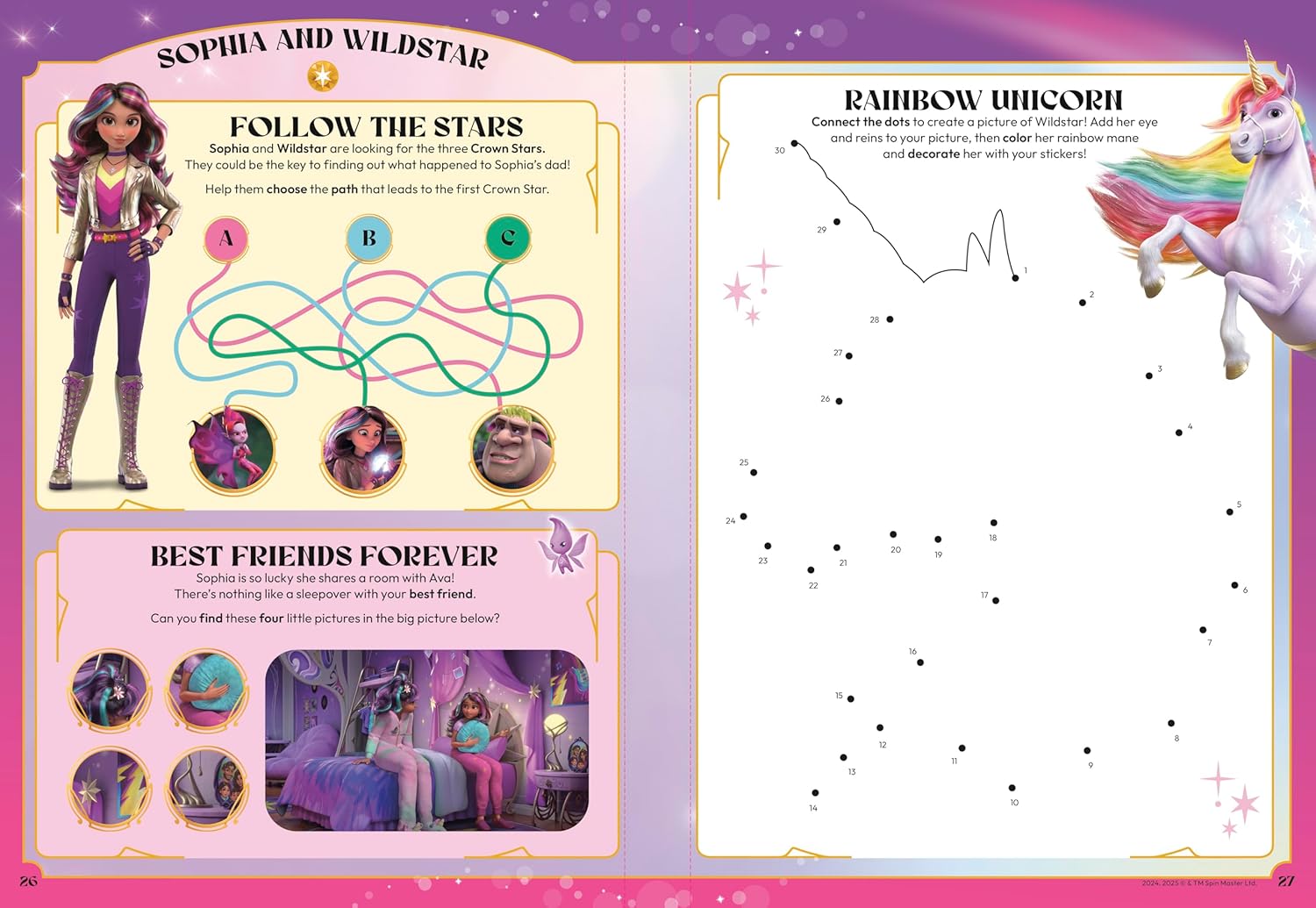 Unicorn Academy Sticker Activity Book (Paperback – Sticker Book)