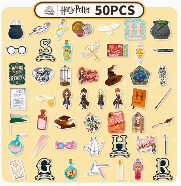 Harry Potter Sticker 50'S Set Magical