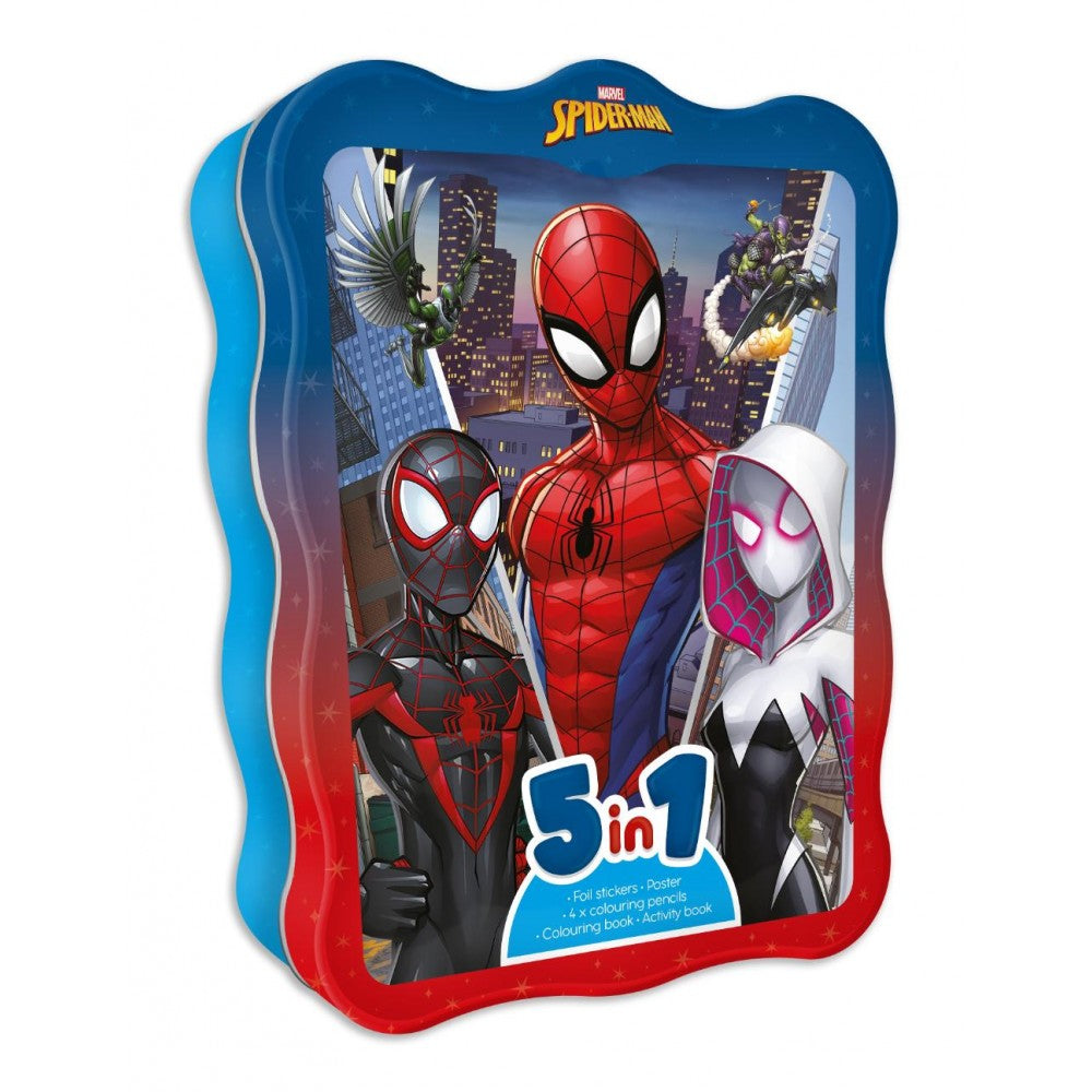  Marvel Spider-Man: 5-in-1 Happiest Tin
