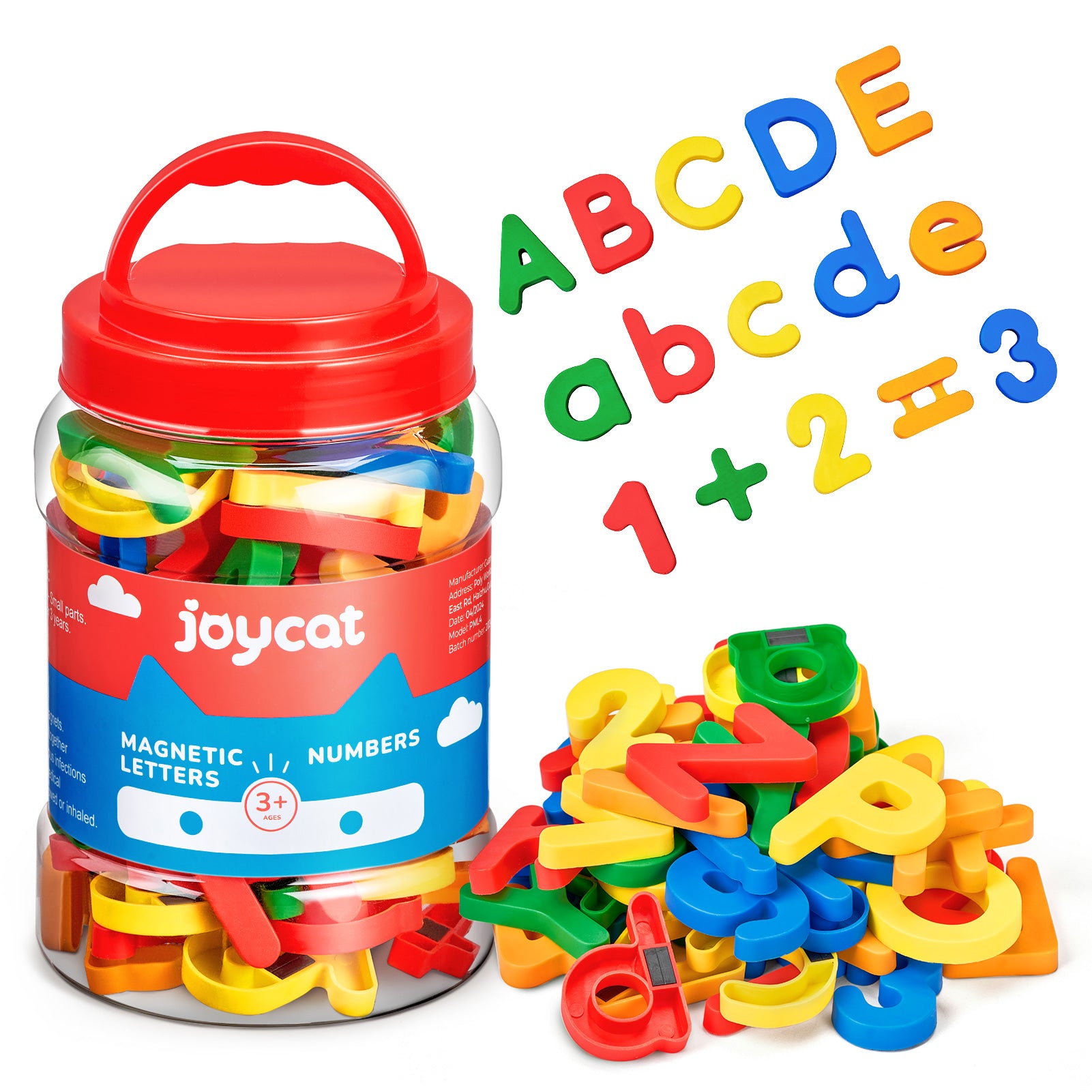 JOYCAT MAGNET LETTERS NUMBERS SYMBOLS 78PCS