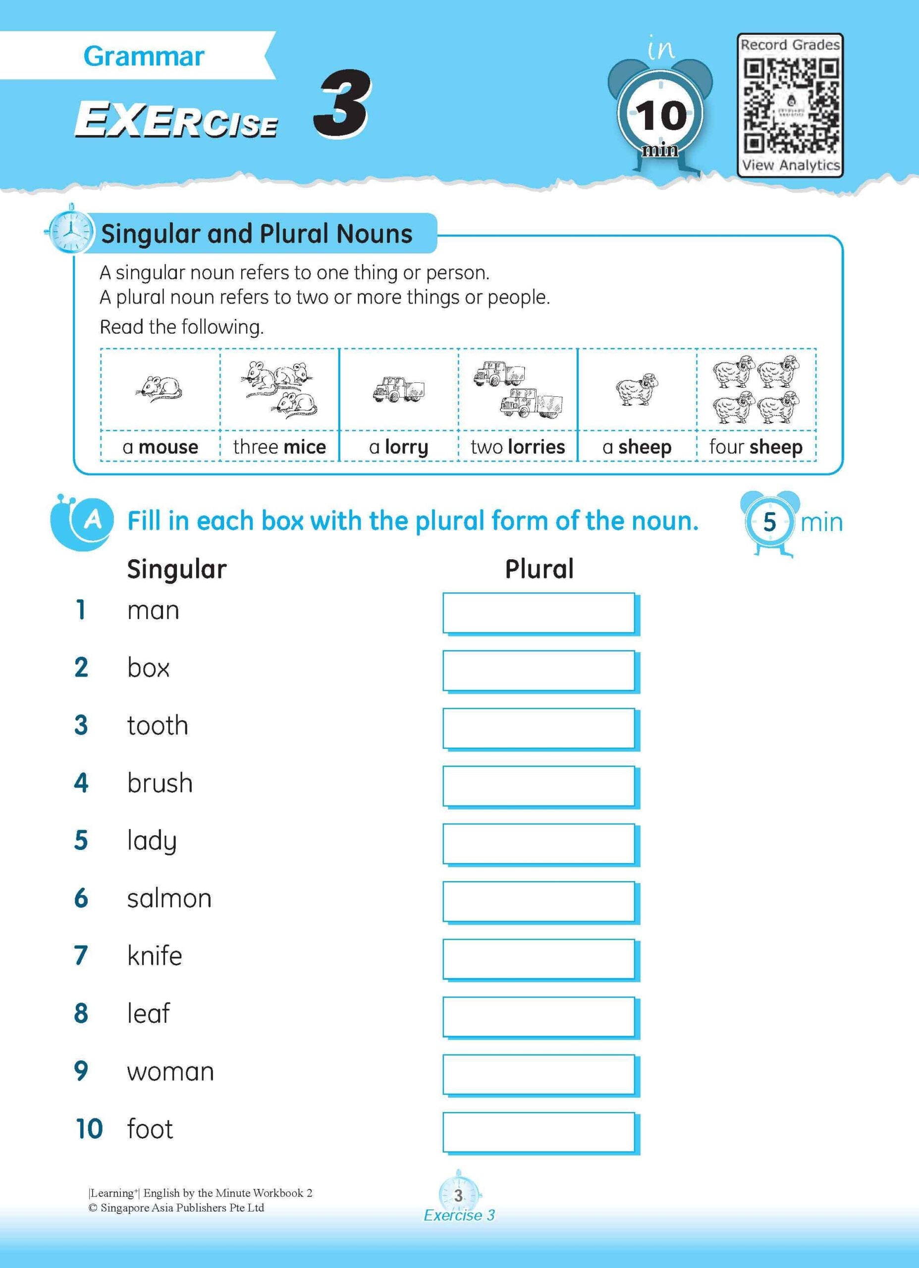 Primary 2 Learning+ ENGLISH by the MINUTE Workbook 2 -2nd Edition