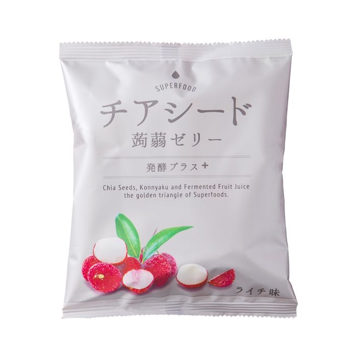 Wakashou Chia Seed Jelly Lychee 205g