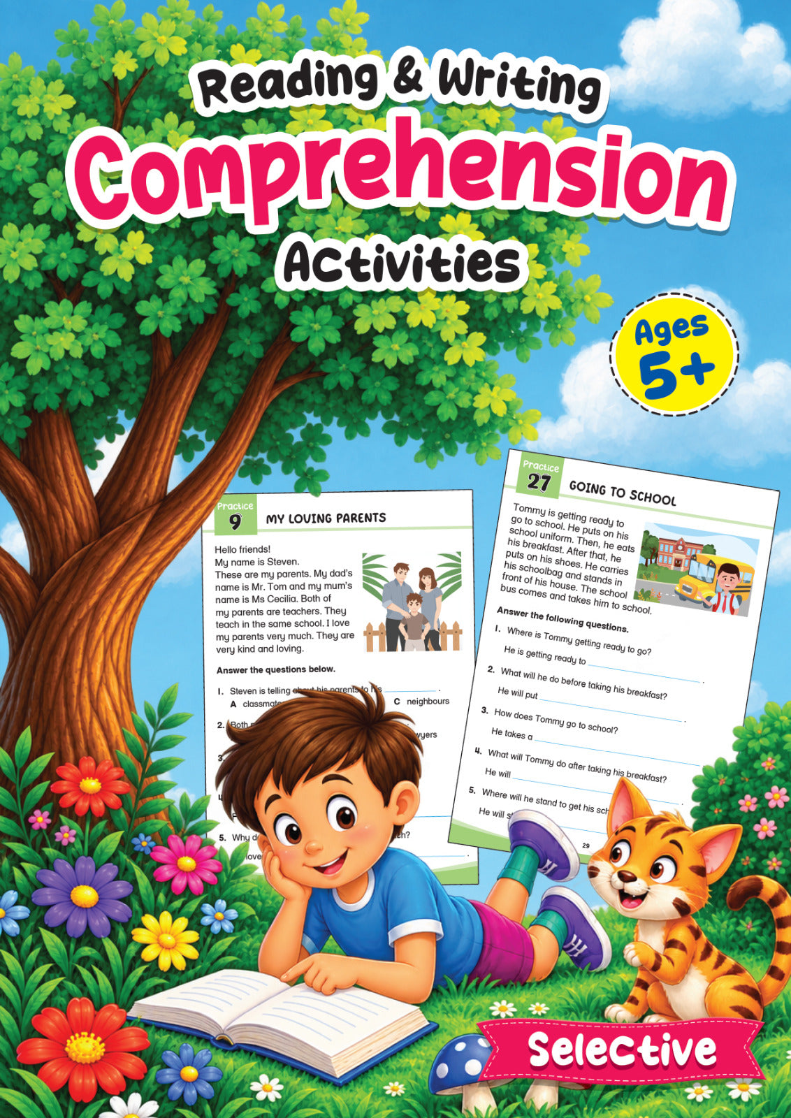 Reading & Writing Comprehension Activities: Selective 5+
