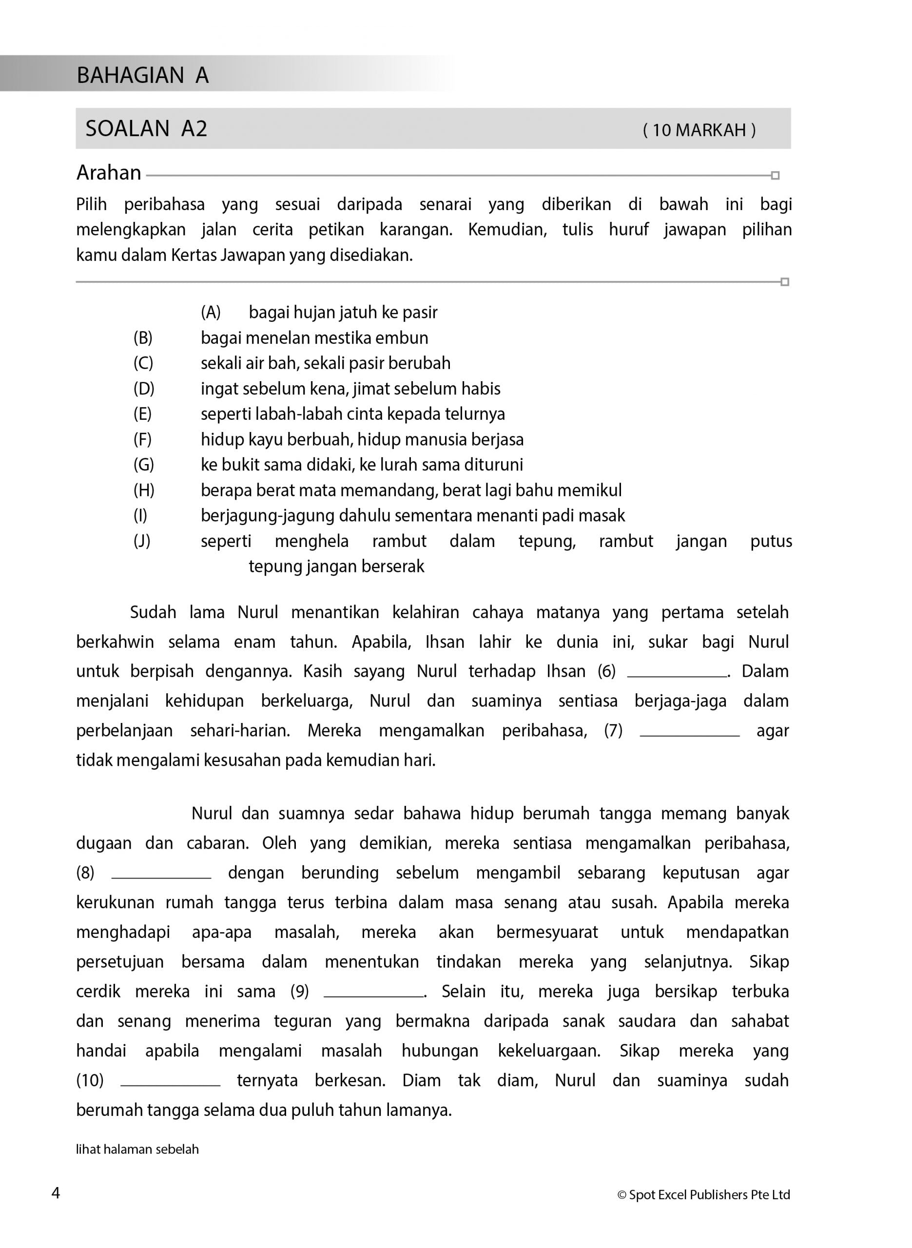 O-Level/NA Latihan Peperiksaan Bahasa Melayu