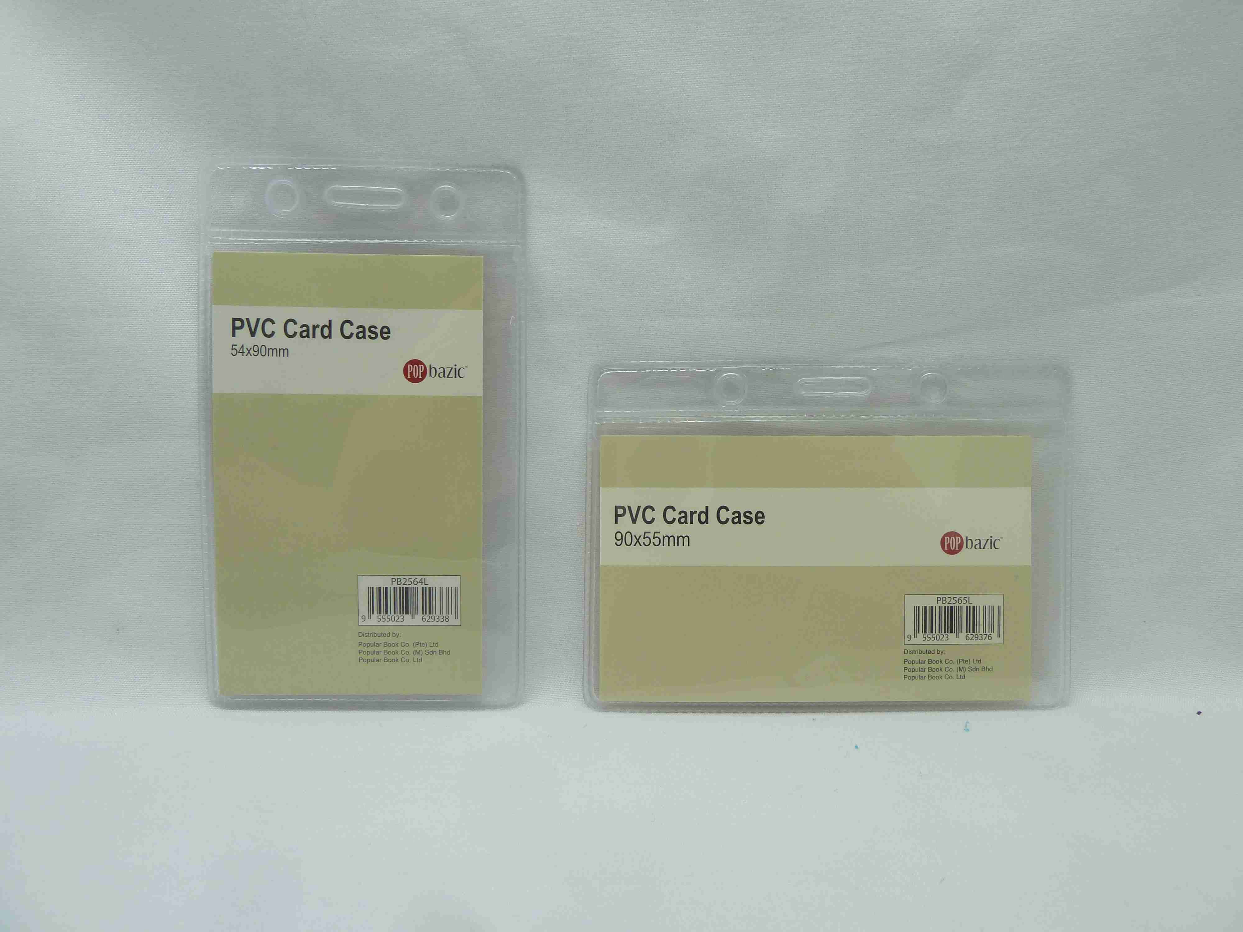 POP BAZIC PVC Card Case 90MM x 55MM (Horizontal)