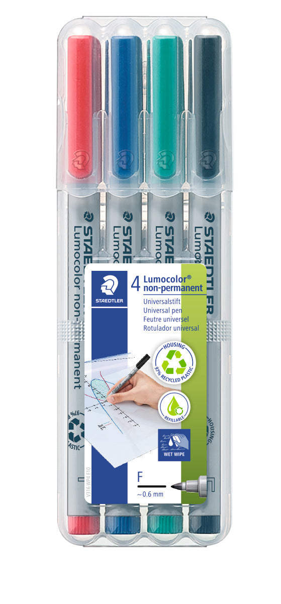 STAEDTLER 316 OHP PEN F 0.6 mm NON PERMANENT