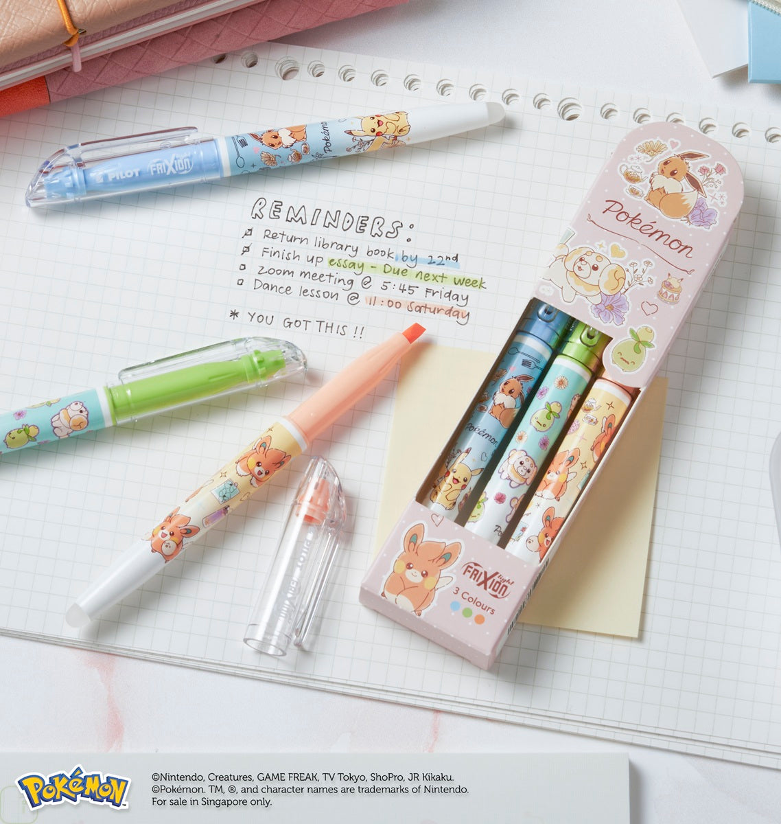 Pilot Frix Light Pokemon S3 SWFLBLPKNS3