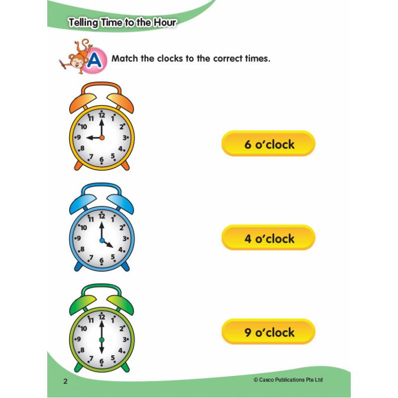 Maths Tutor Early Skills Book 8: Time