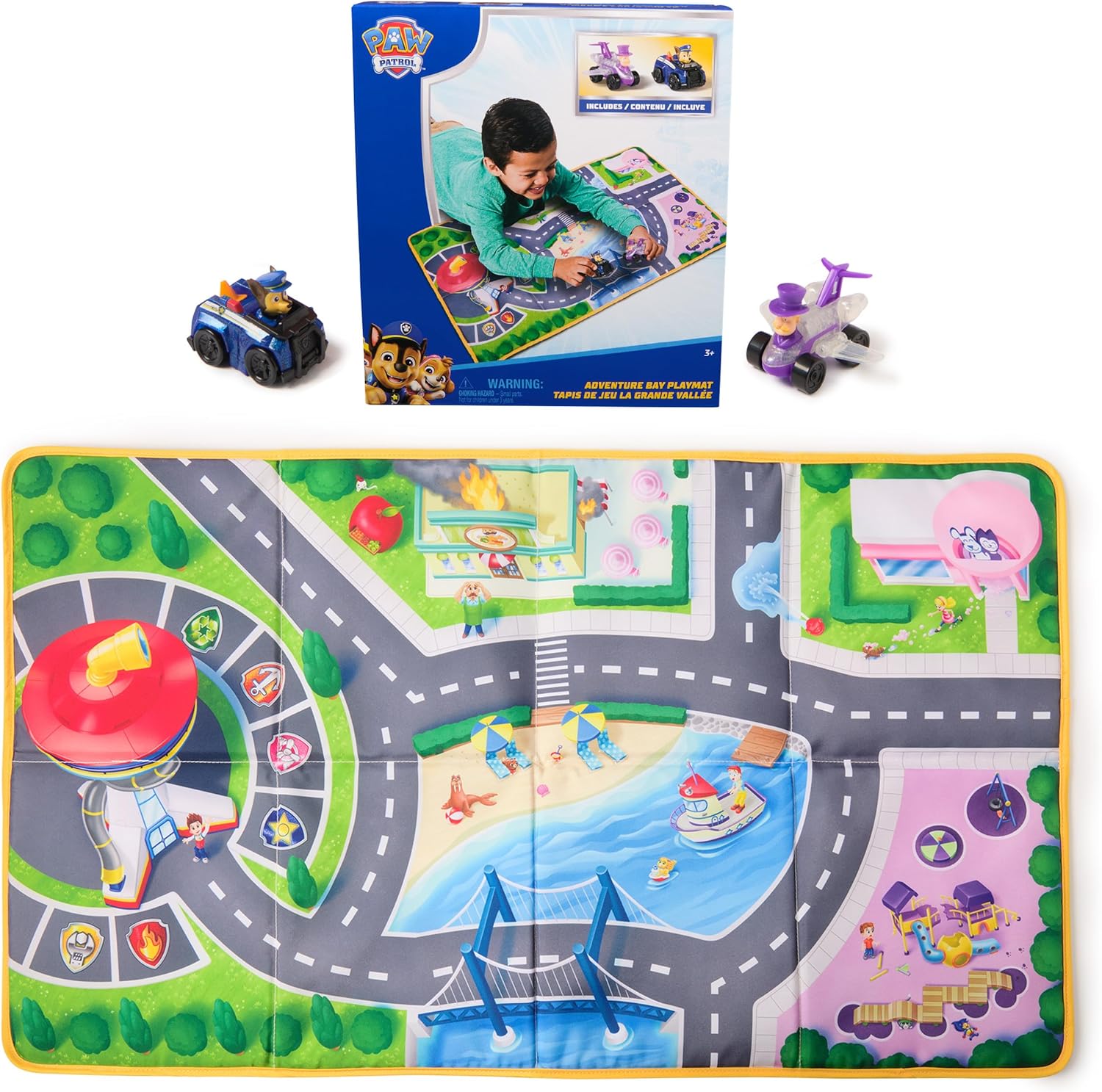 PAW PATROL PUP SQUAD ADVENTURE BAY PLAYMAT