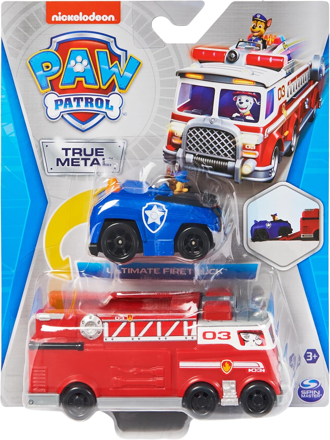 SPIN MASTER PAW PATROL TRUE METAL FIRETRUCK DIE CAST TEAM VEHICLE
