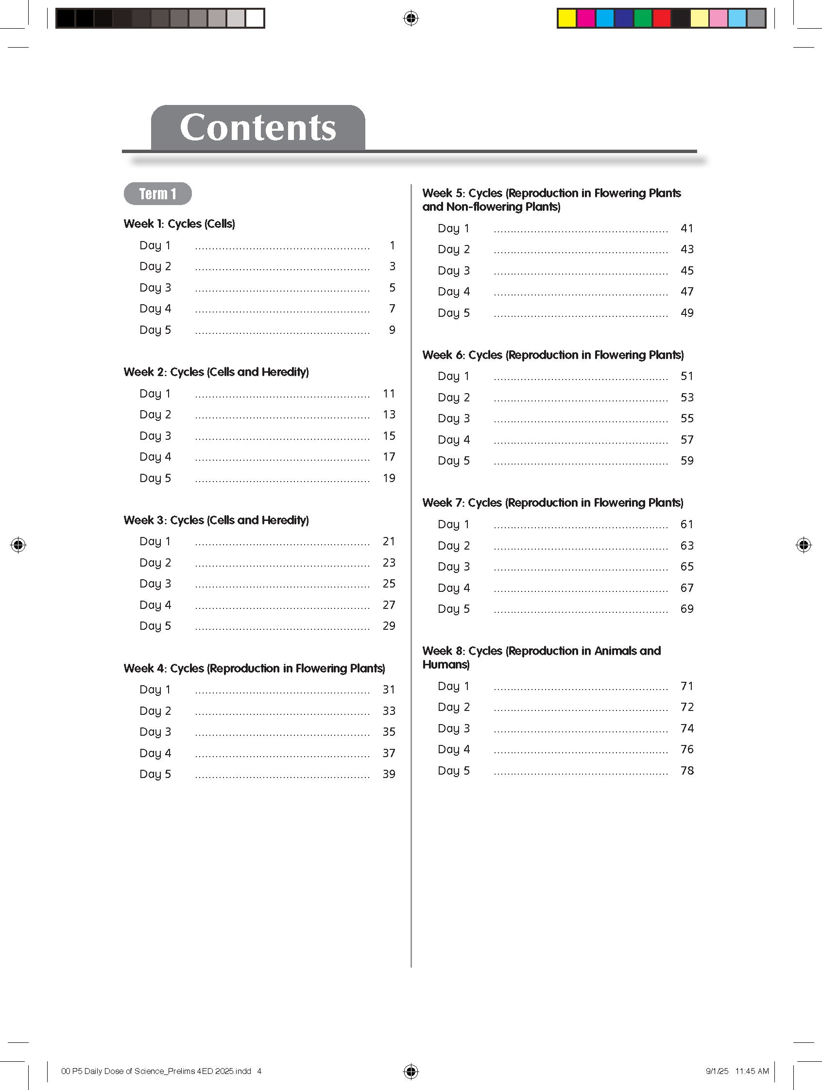 Primary 5 Daily Dose Of Science - 4th Edition