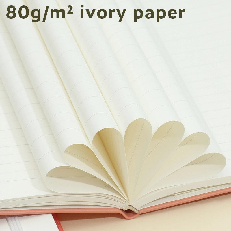 DELI NUSIGN  A5 PU NOTEBOOK WHITE ENS281