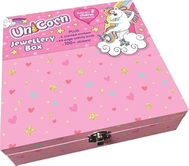Unicorn Jewellery Box (Paperback)