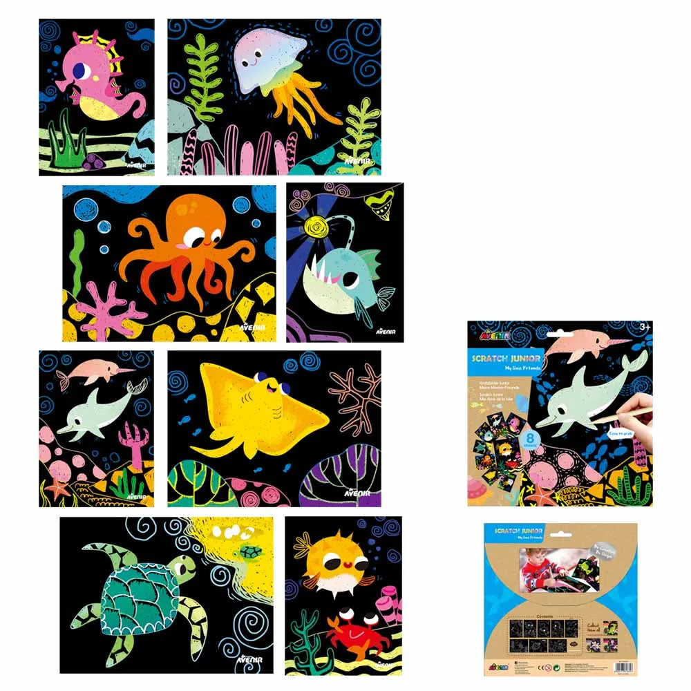 AVENIR SCRATCH JUNIOR MY SEA FRIENDS