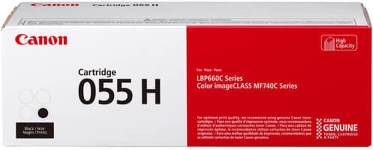 Canon CRG-055HBLK Laser Toner Cartidge 055H, Black
